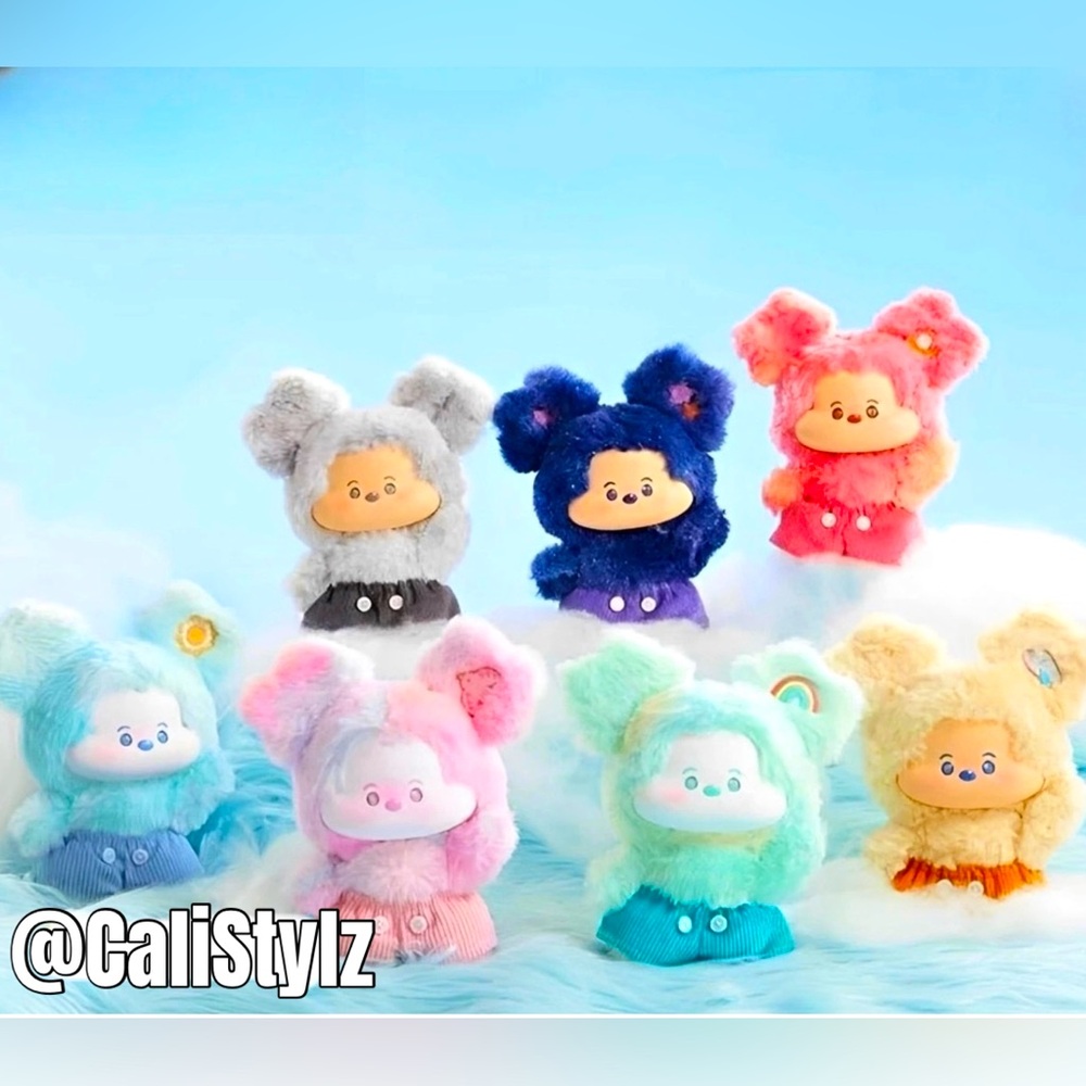 ⛅️ New! Disney X Minoso Sealed Mickey Head in the Clouds Plush Mystery Blind Box